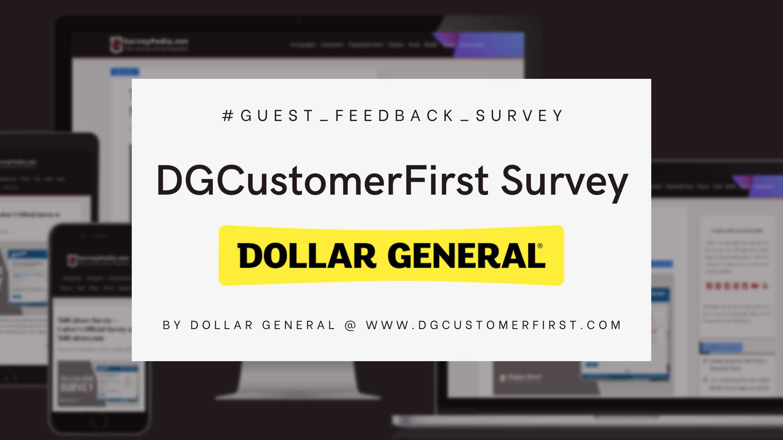 DGCustomerFirst Survey - Dollar General Customer Feedback Survey at www.dgcustomerfirst.com