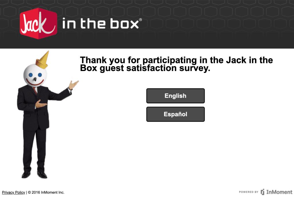 Participate in JackListens Survey at www.jacklistens.com