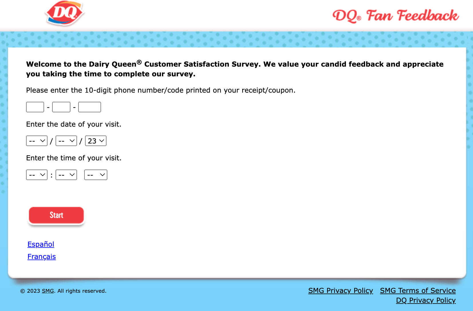 How to Participate in Dairy Queen Customer Feedback Survey at DQFanFeedback.com?