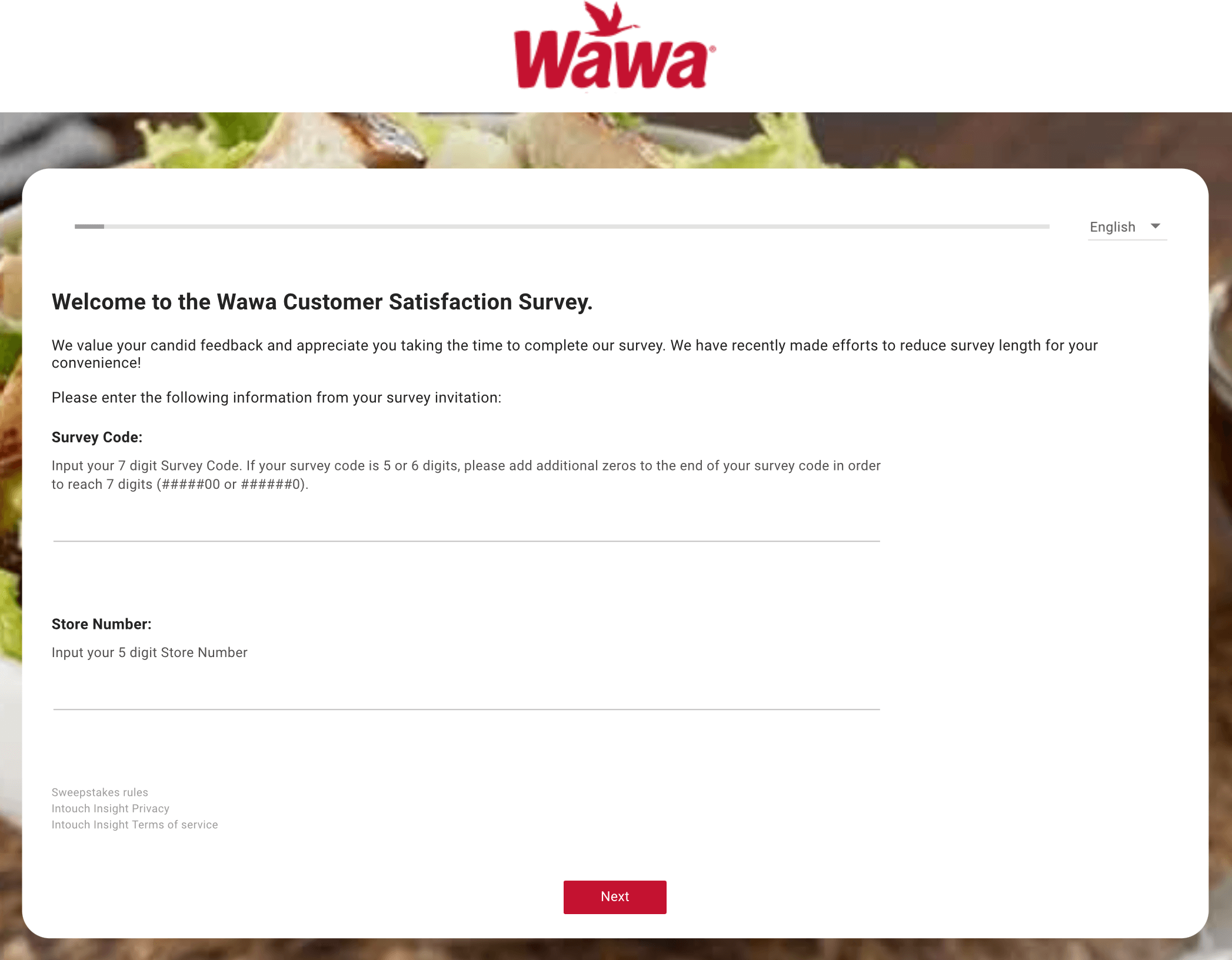 Wawa Customer Survey at MyWawaVisit.com